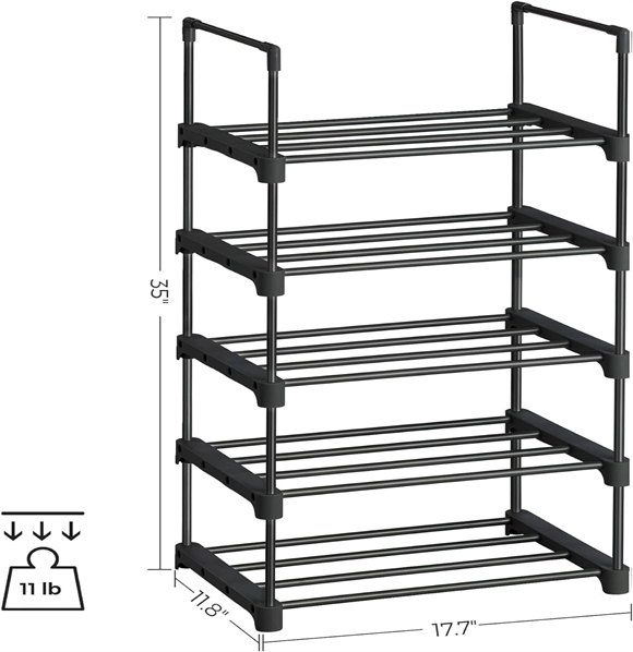 Shoe rack with cover